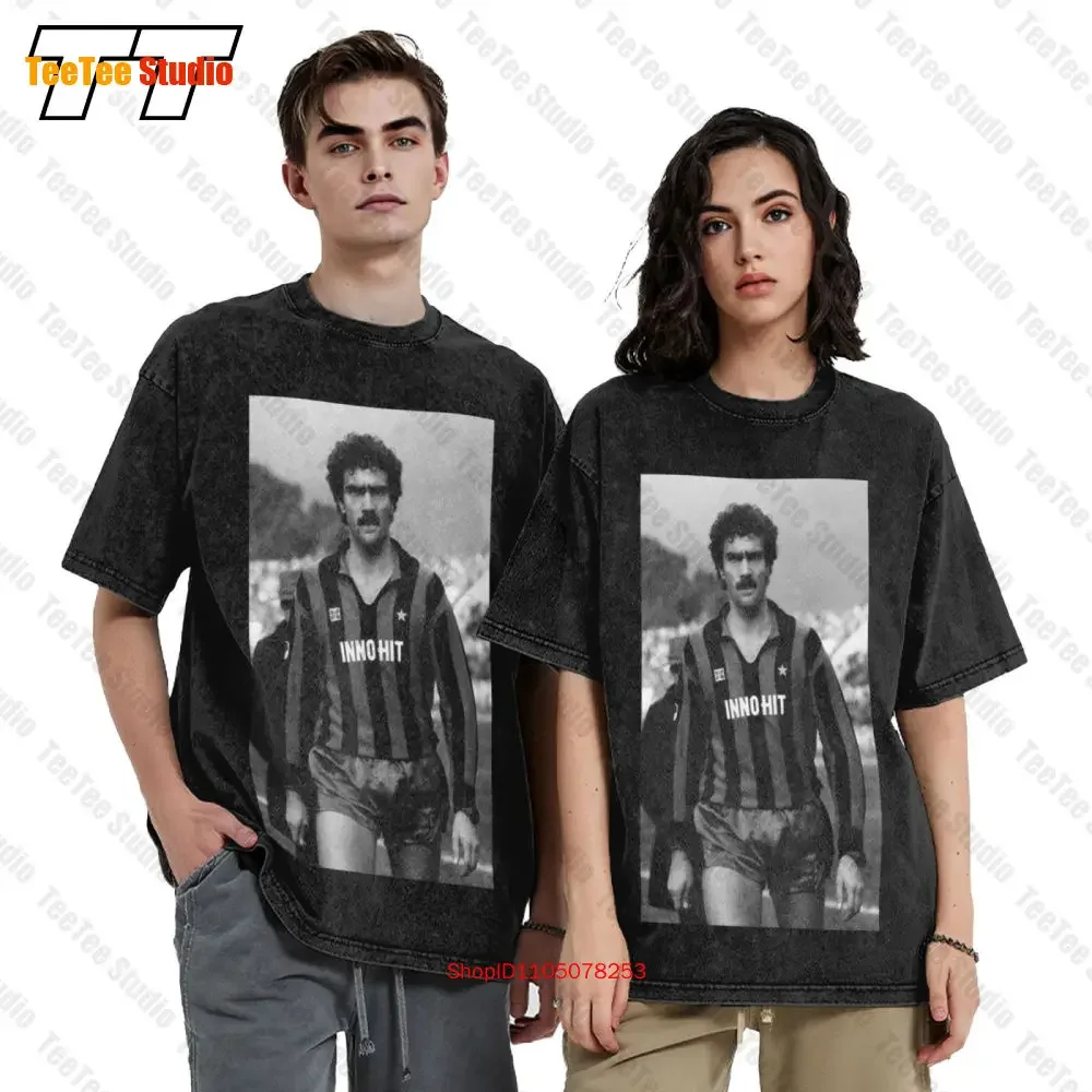 Beppe Bergomi Zio Inter Calcio Vintage Anni Vintage Oversized T-Shirt 13ZT