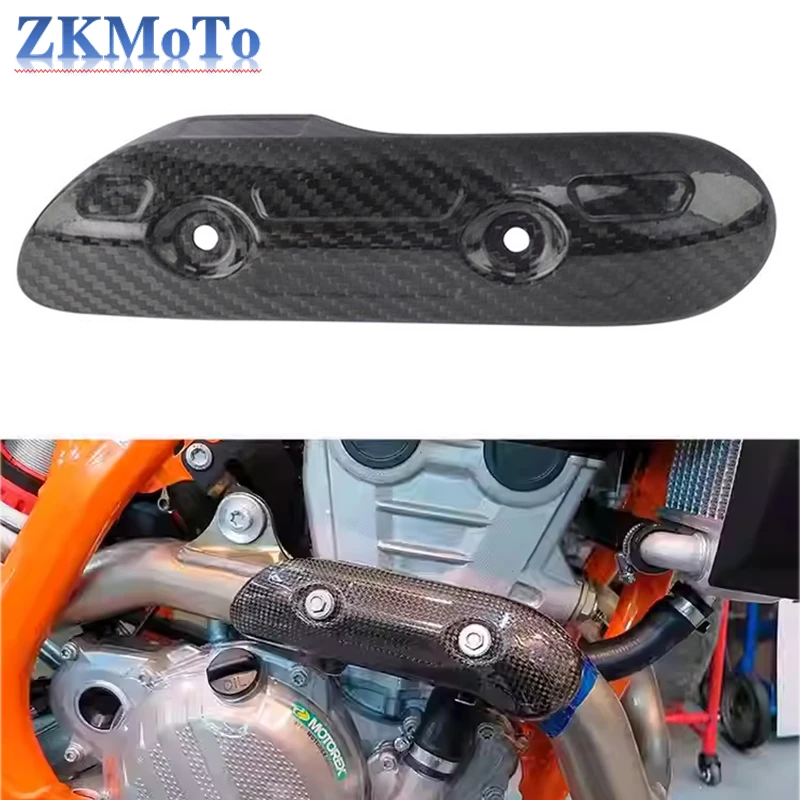 The Modified Exhaust Protection Cover Is Applicable to KTM Husqvarna FX/FE/250/350 EXC 4 Punch 17-22