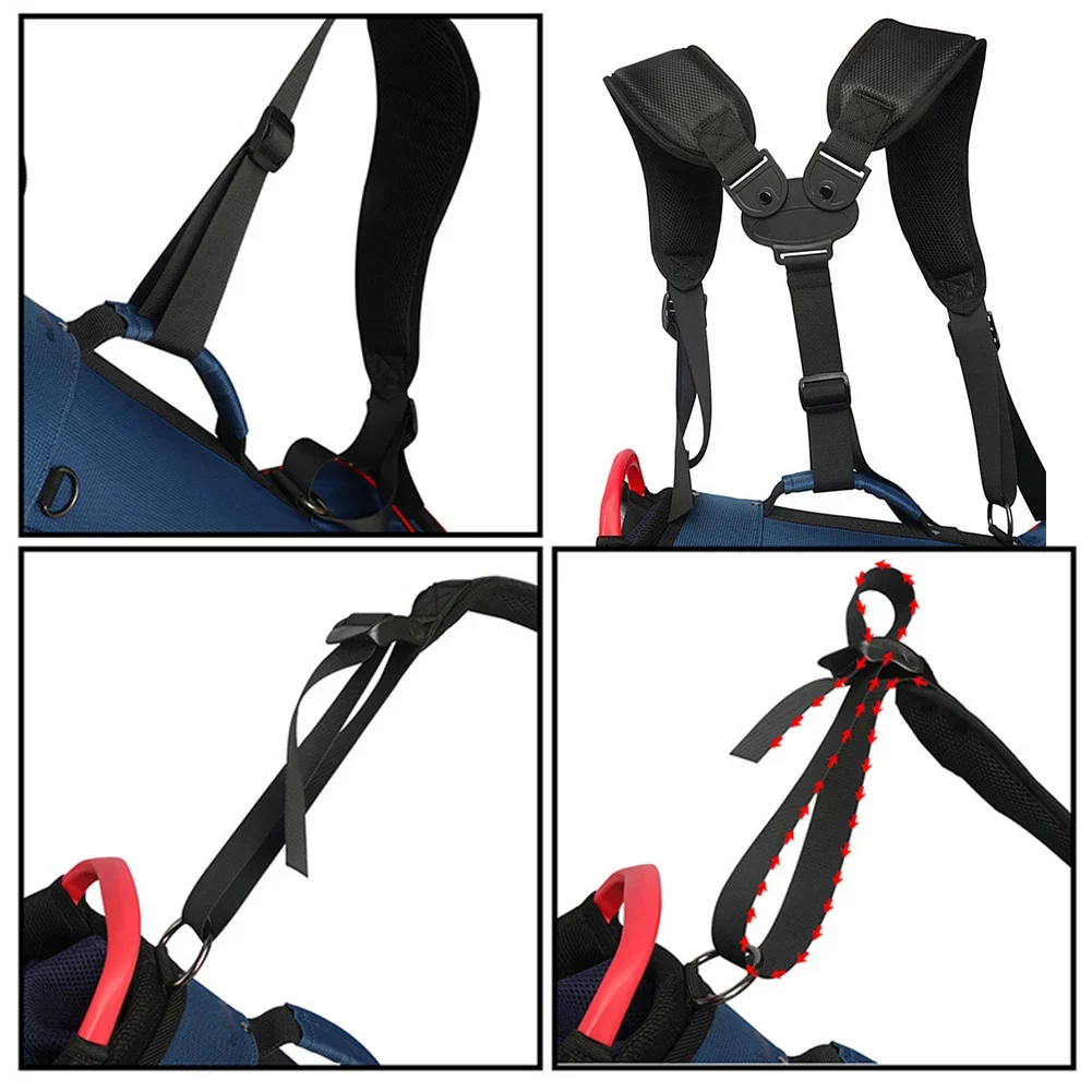 Nylon sostituibile impermeabile per cinghie per sacche da golf Spalle 43 * 10 cm Accessori Resistente all'usura sostituibile e facile da sostituire