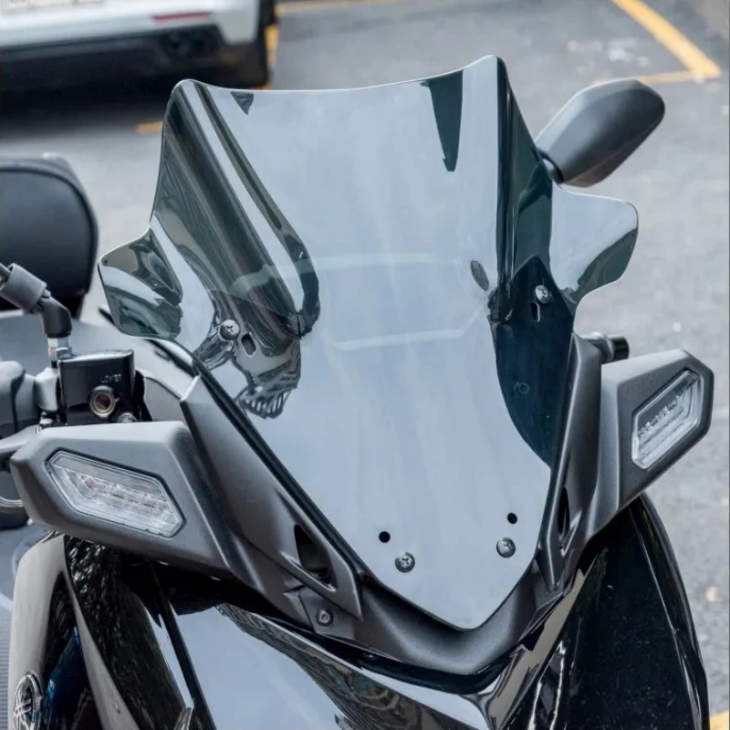 Motorcycle Windscreen Windshield Airflow Deflector Front Screen Wind Shield For Yamaha XMAX X MAX X-MAX 125 250 300 2023 2024