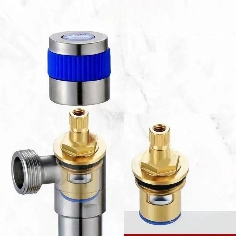 

Universal Faucet Cartridge Brass Quick Change Valve Core Ceramic Disc Replacement for Single Cold Hot Water Mixer TapAccessories