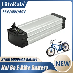 LiitoKala Haiba 36V 48V 60V Lithium ion Ebike Bicycle Battery Pack 15Ah 20Ah 30Ah For MiFa CMACEWHEEL GW20 750W Folding Bike