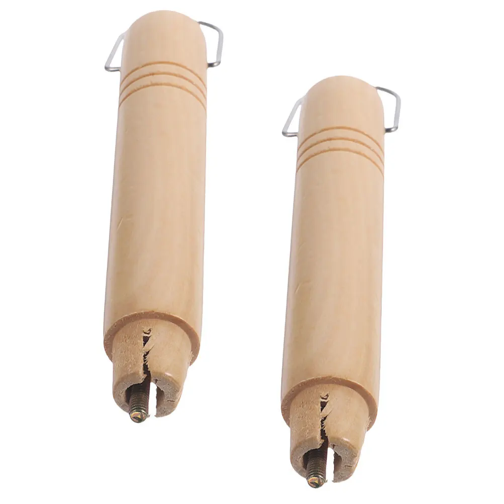 

2Pcs Pot Handle Replacement Wooden Anti-Scald Insulated Non-Slip Kitchen Utensils Part Pot Wooden Handle Pan Handles