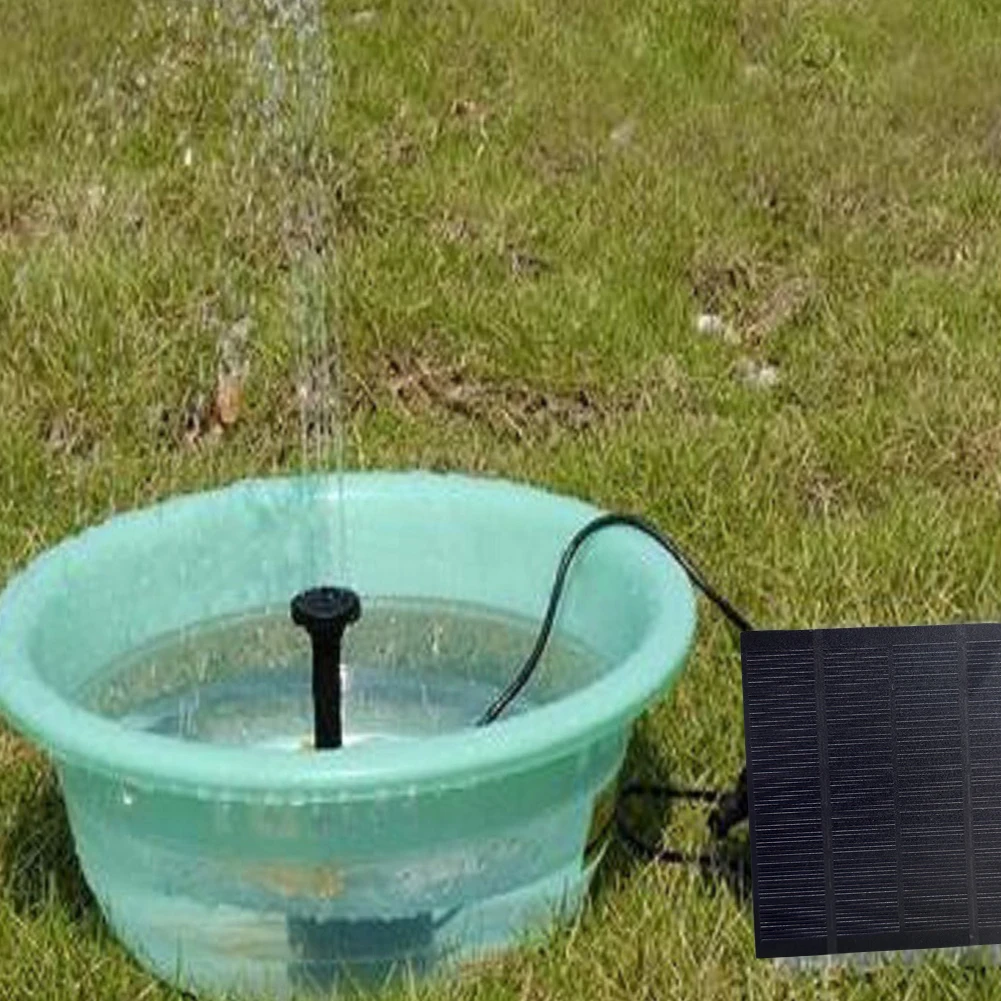 

Solar Water Fountain Pump with Nozzles Solar Fountain Pond Pump Kit Solar Water Pump Kit for Bird Bath Ponds Garden Fish Tank