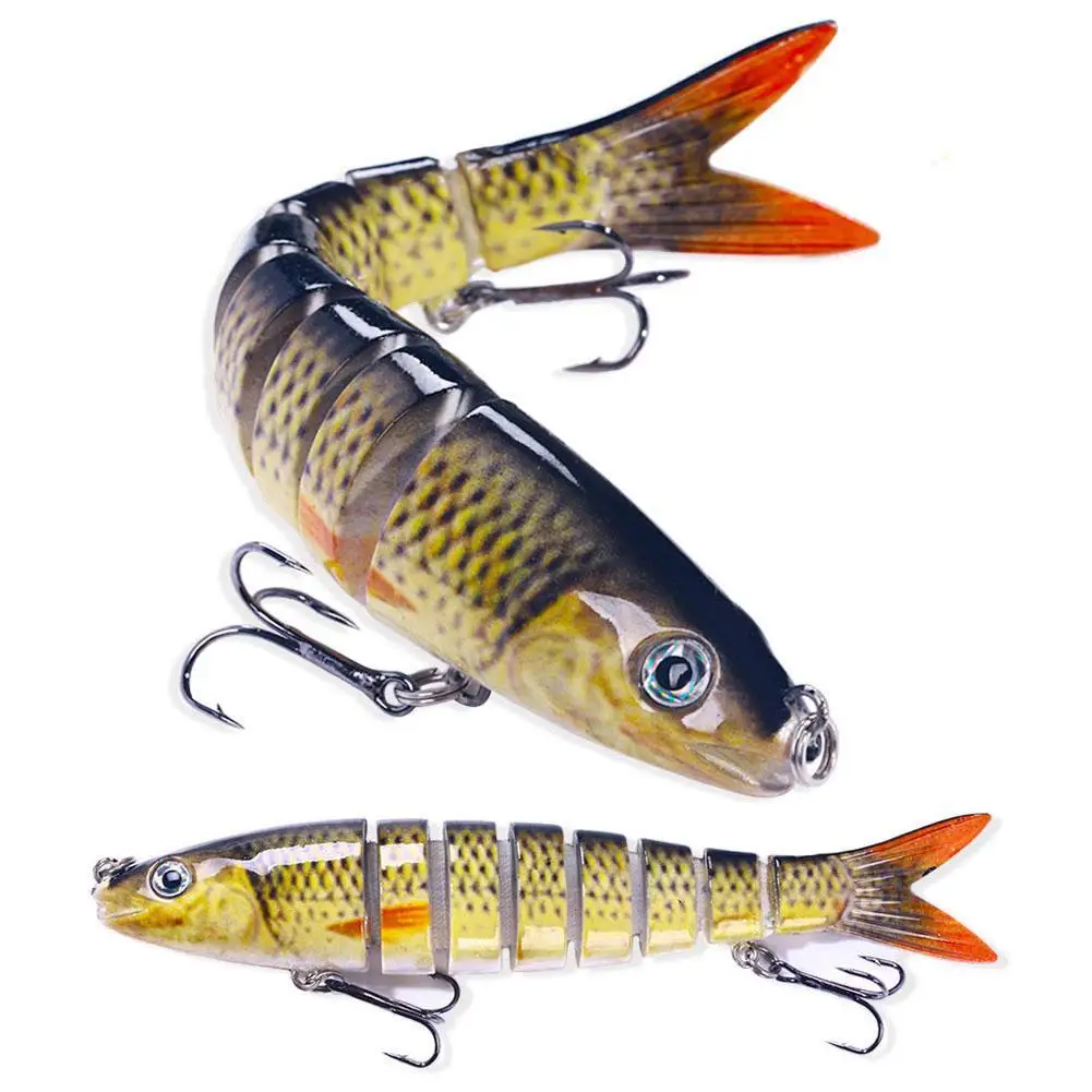 13cm Pike Wobblers For Fishing Artificial Bait Hard Multi Jointed Swimbait Crankbait Lifelike Fishing Lure Tackle