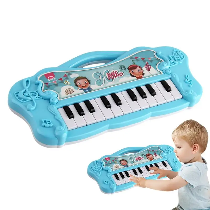 mini teclado de piano para crianças teclado educativo piano eletrônico música digital microfone brinquedos educativos para crianças presente