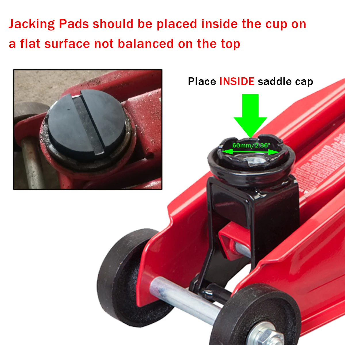 10mm Slot Rubber Jack Pad Support Hydraulic Ramp Jacking Floor Frame Rail Adapter Car Removal Repair Tool Lifting Classic Block