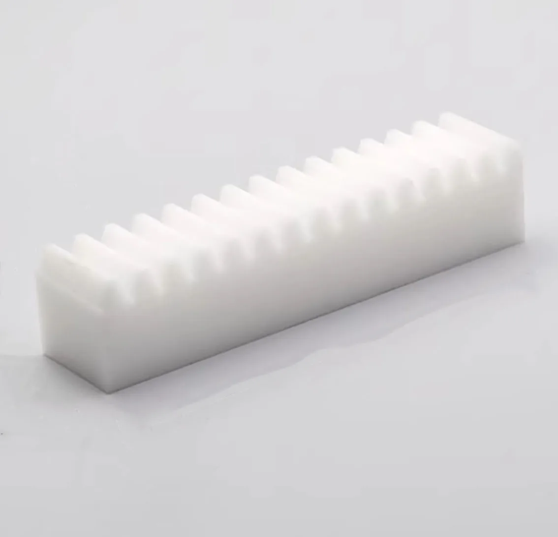 1Pc Mod 0.5/1/1.5-3 White POM Gear Rack Transmission Plastic Rack Length 300/500mm DIY Model Makeing Drive Materials Accessories