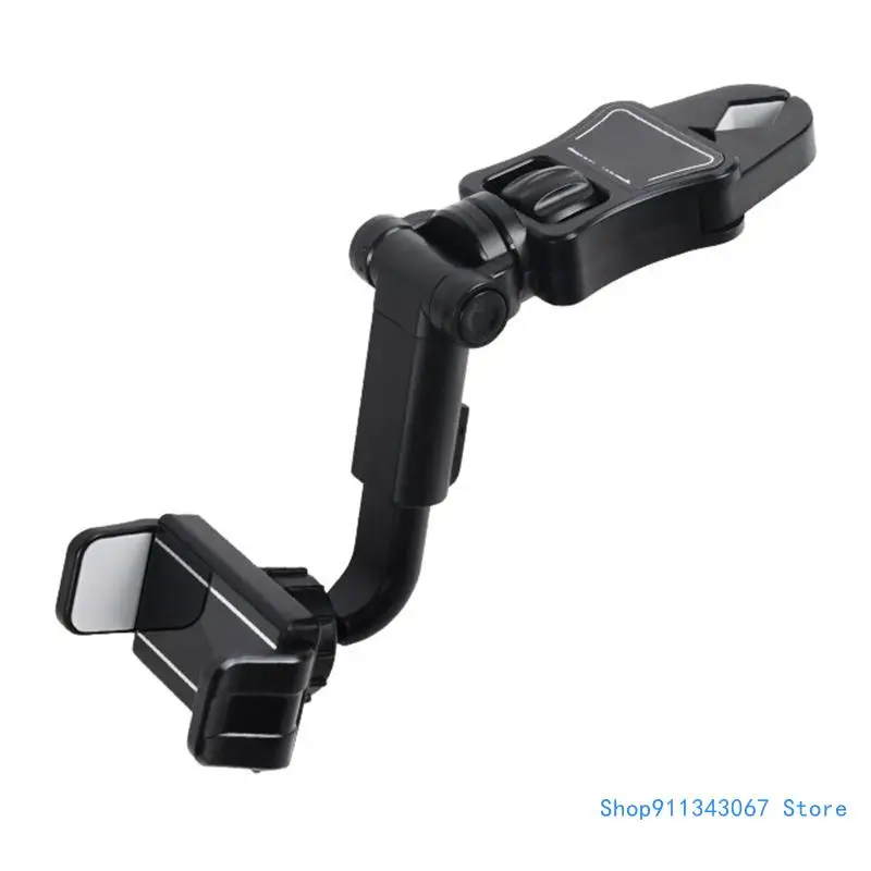 Adjustable Car Rearview Mirror Rear for Seat Car Phone Holder Navigation Bracket Drop shipping