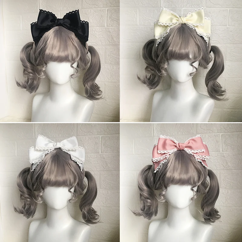 Summer Tea Party Miss Fla Lolita Bow KC Japanese Hair Accessories Lolita Barrettes