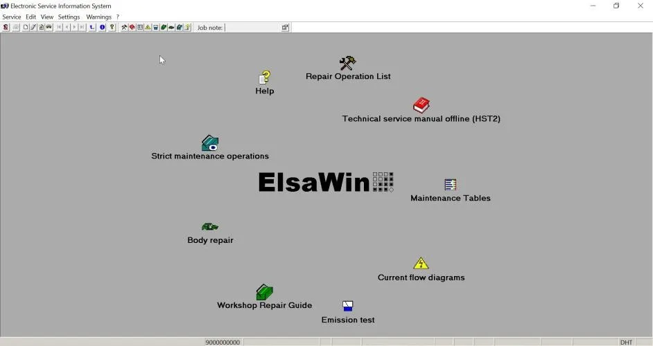 Car Repair Software Elsawin 6.0 E.lsa Win 6.0 For V-W For A-udi Car Software Installation Package Electronic Service Information