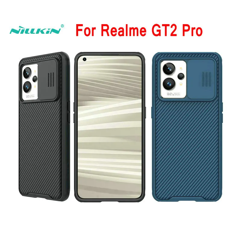 Realme GT2 Pro Case Original NILLKIN CamShield Slide Camera Protect Lens Privacy Cover For OPPO Realme GT 2 PRO Real Me GT2PRO