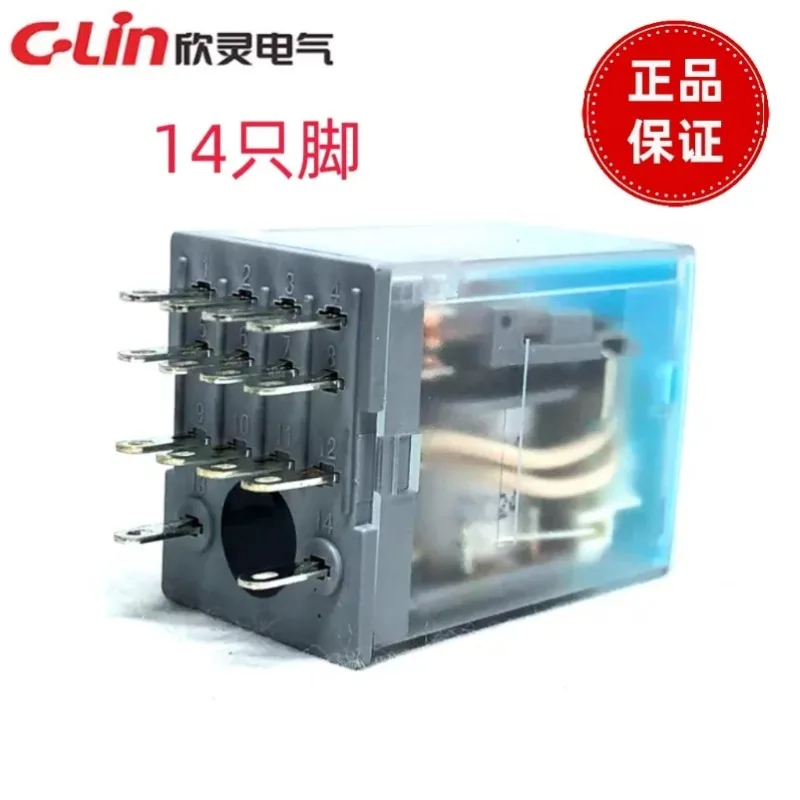 

Intermediate Relay HHC68BVL-2Z/4Z 220V Small Relay With HH54P14 Foot Base Industrial Automation Control Electrical Component