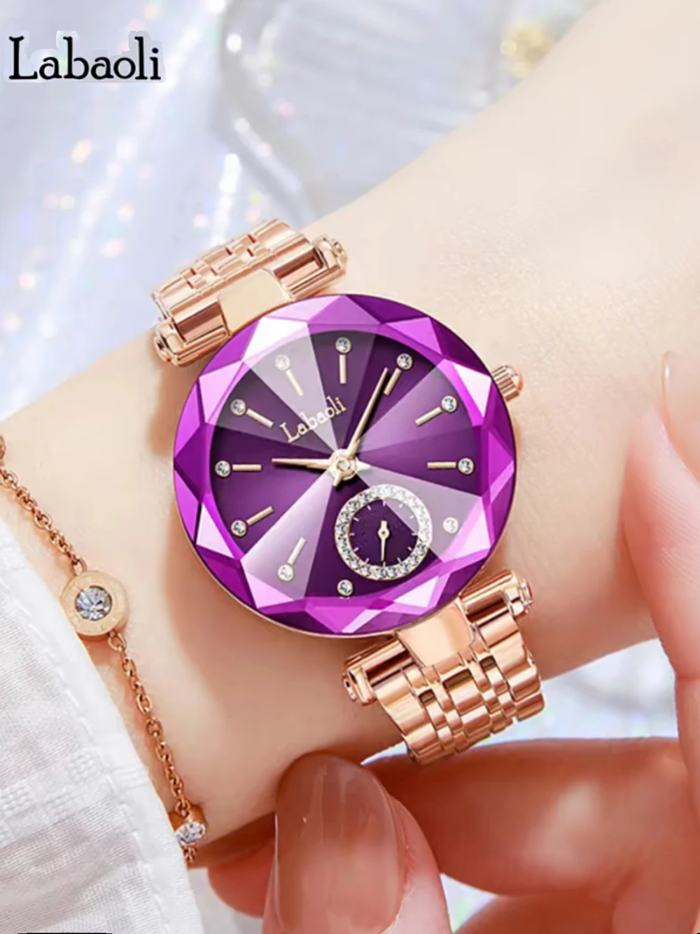

Original brand watches, new elegant and light luxury versatile mirrored quartz watches, gifts for women, luxury watches