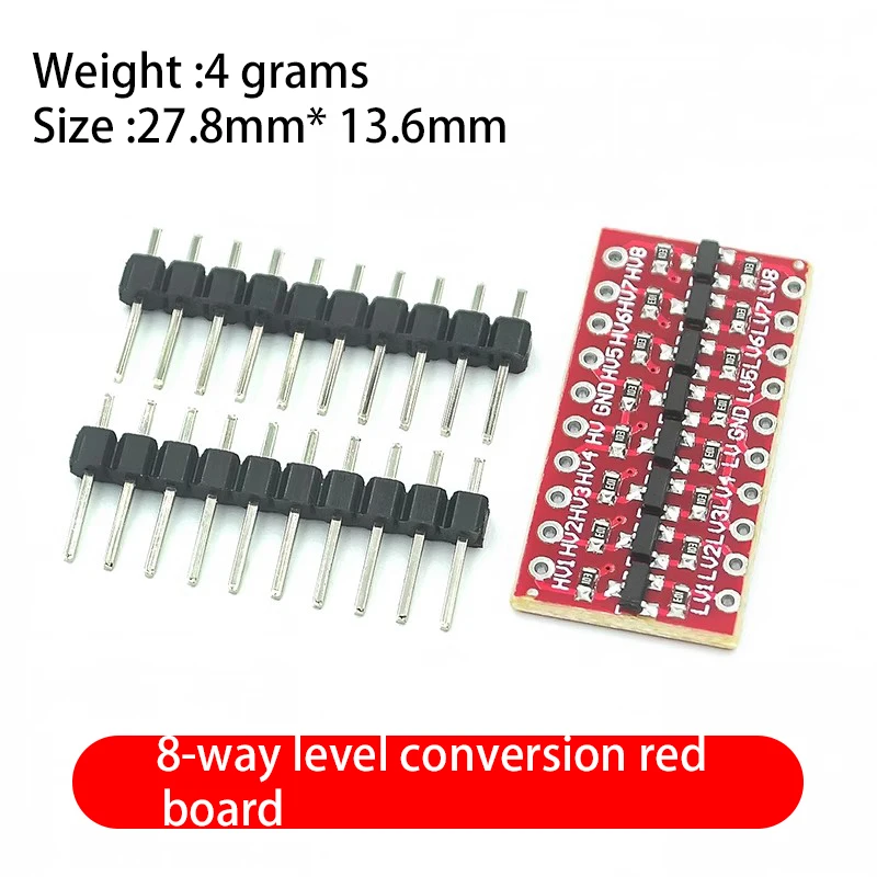 I2C IIC 8 Channel Logic Level Converter Module Bi-Directional Module   Step Up 3.3V To 5V