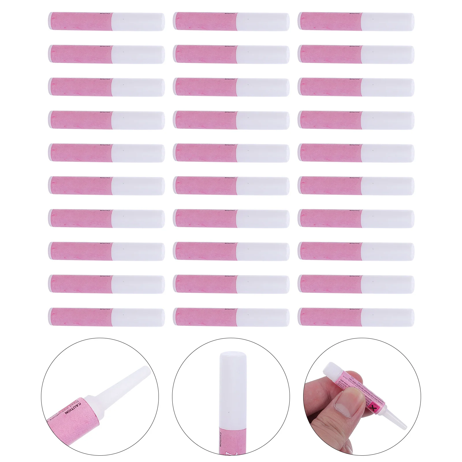 

30Pcs 2G Nail Glue Quick Drying Strong Bonding for Nail Tips Extensions Gems Decorations Press on Nails Manicure Kit Tool