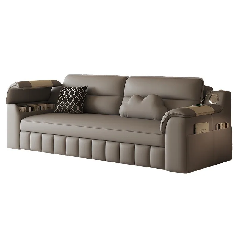 

Cat scratching skin advanced black folding sofa bed, dual-purpose storage, simple modern multi-functional sofa for home use