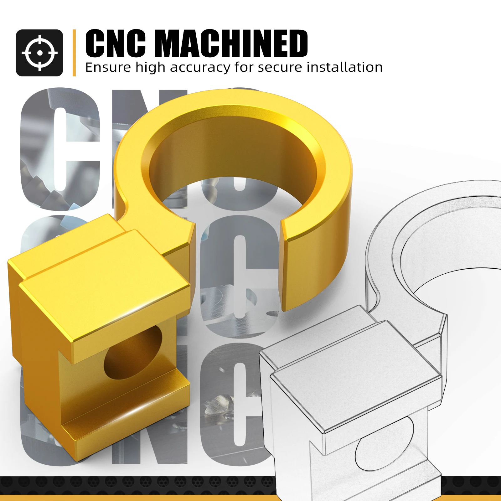 NICECNC pour Suzuki DRZ400SM DR-Z 400SM 2005-2024 RMX450Z RMX 450Z 2010-2011 support de serrage de câble de ligne de tuyau de frein avant de Motocross