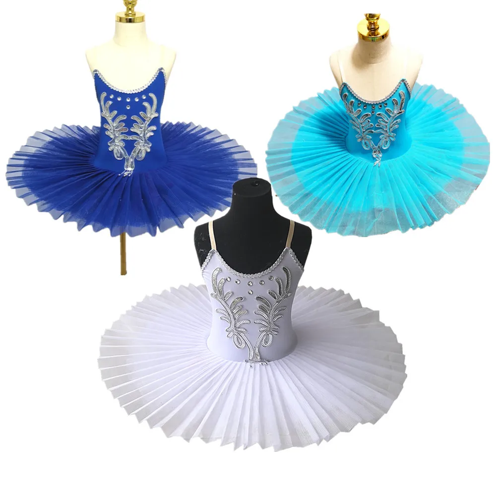 

Балетное платье, детский танцевальный костюм, платье «Маленький лебедь» из пышной ткани, взрослый флуоресцентный костюм для выступлений