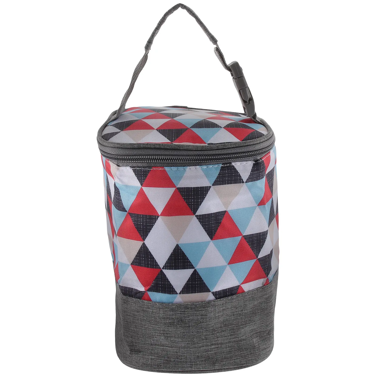 

Portable Baby Bottle Insulated Milk Bottle Bag Oxford Cloth Zipper Seal Handle Carrying Bag for Travel Outdoor Storage