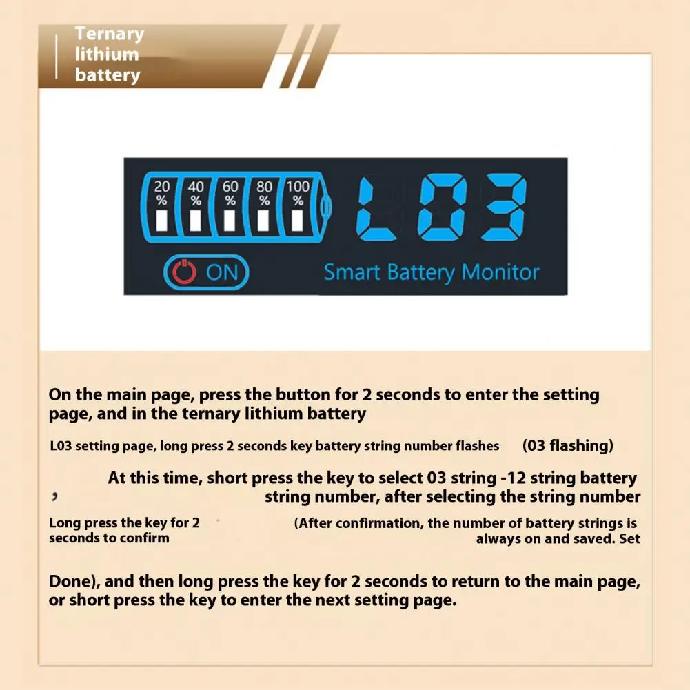 Battery Level Indicator Universal Battery Charging Indicator Portable Multifunction Led Power Display Board Energy for Easy