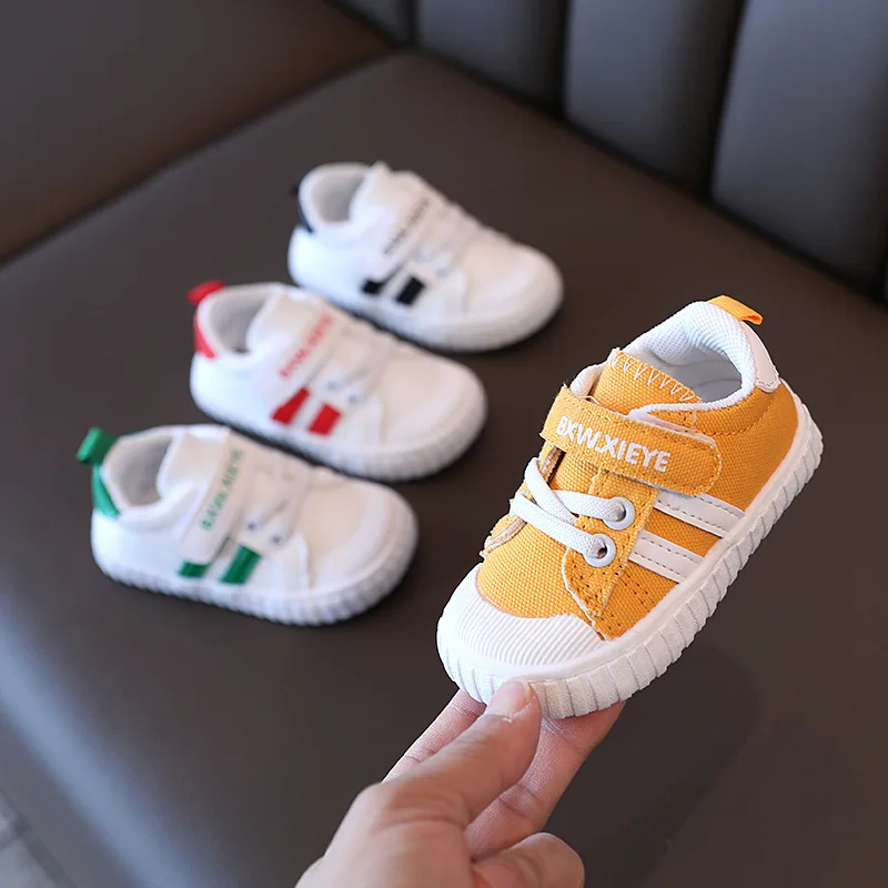 Baby Shoes Children Canvas Shoes 1-3 Years Old Spring Boys Shoes Baby Girls Sports Toddler Shoes Casual Spring Kids Sneakers