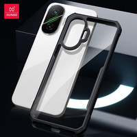 For POCO F7 Case Xundd Airbag Shockproof Transparent PC + TPU Protective Back Bumper