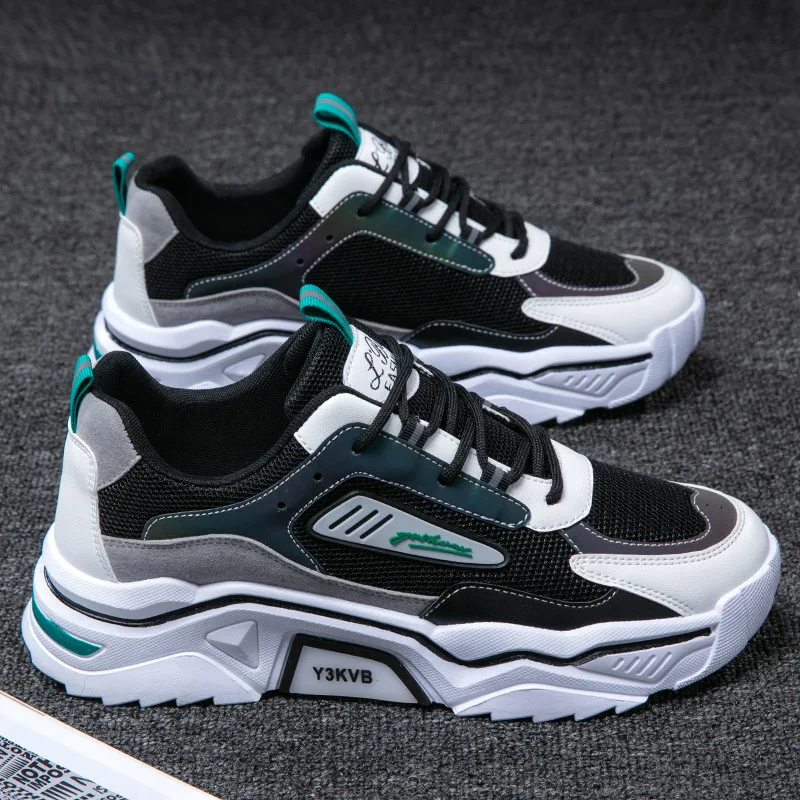 

Men’s Chunky Sneakers,Breathable Height Increasing Casual Shoes,Soft Soled Comfortable Outdoor Men's Sneakers and Casual Shoes