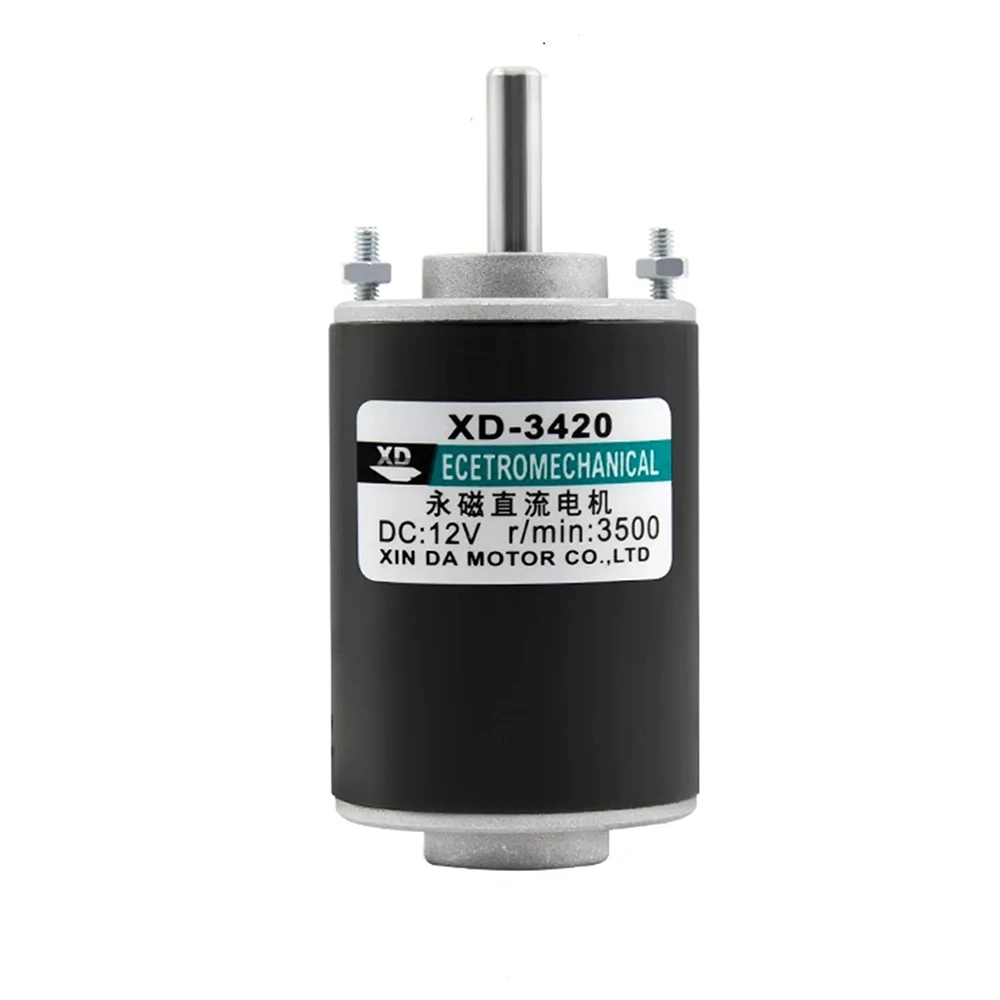 DC 12V 3500rpm or 24V 7000rpm high speed 3420 DC motor 30W Speed Adjustable CW CCW motor