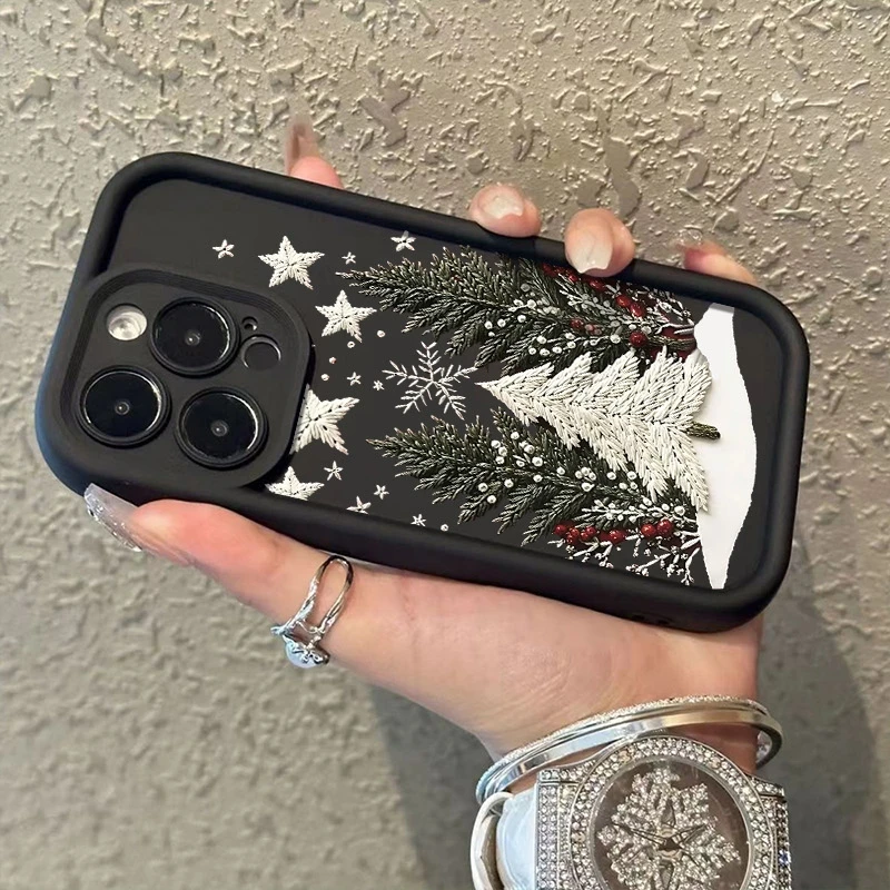 เคสโทรศัพท์ลายต้นคริสต์มาส สำหรับ Honor X9C X9A X8C X8B X8A X8 X7A X6B Magic 6 5 400 Lite 300 200 Pro  วัสดุซิลิโคน TPU นิ่ม