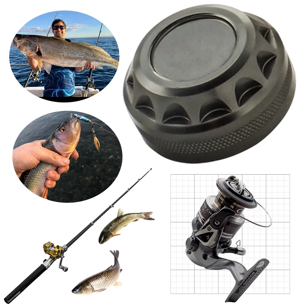 Fishing Reel Handle Cap Screw In Handle Cap Reel Handle Cover Handle Grip Cap for Shimano Spinning Reel