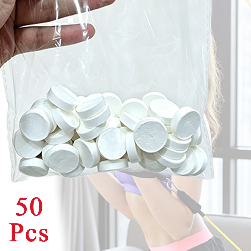 50 Toallas Comprimidas Desechables para Camping, Viajes, Hotel, Toalla Facial Portátil Absorbente, Suministros Tácticos para Camping