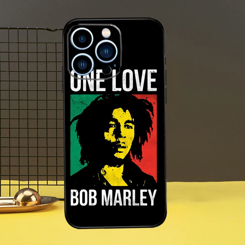 Bob Marley Phone Case For iPhone 13 12 14 11 16 15 Pro Max Plus Mini 7 8 X XR XS Max Cover