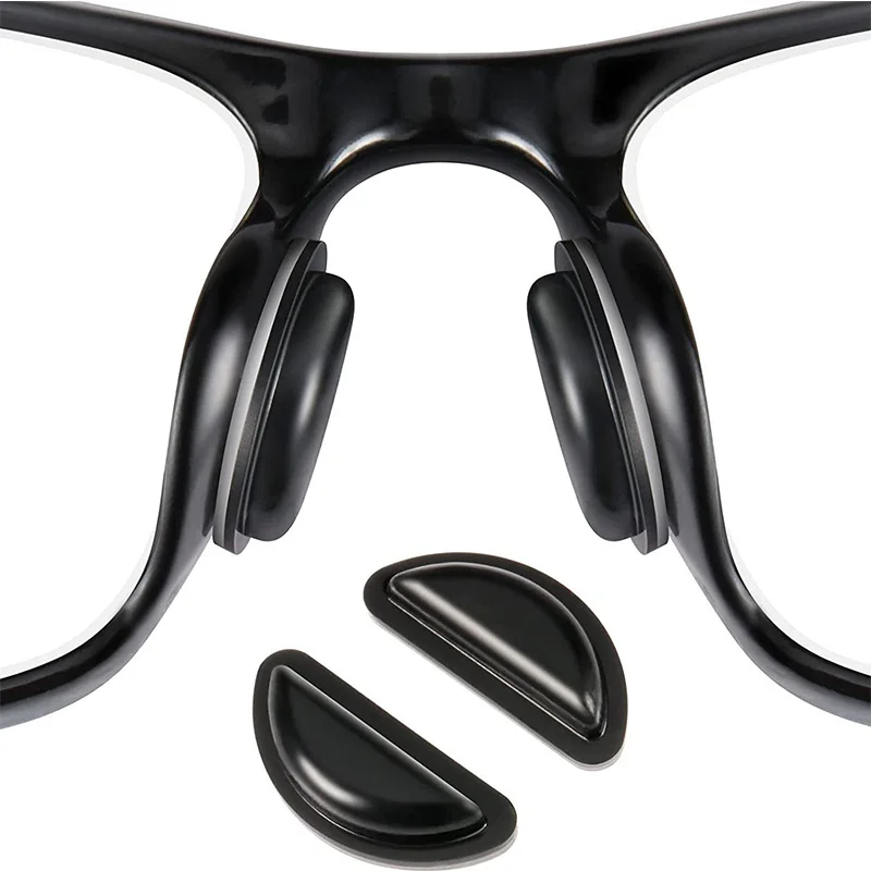 10/20PCS Silicone Eyeglass Nose Pads Self Adhesive Anti Slip Cushions Universal Plastic Frame Eyewear Replacement Parts YJBT01
