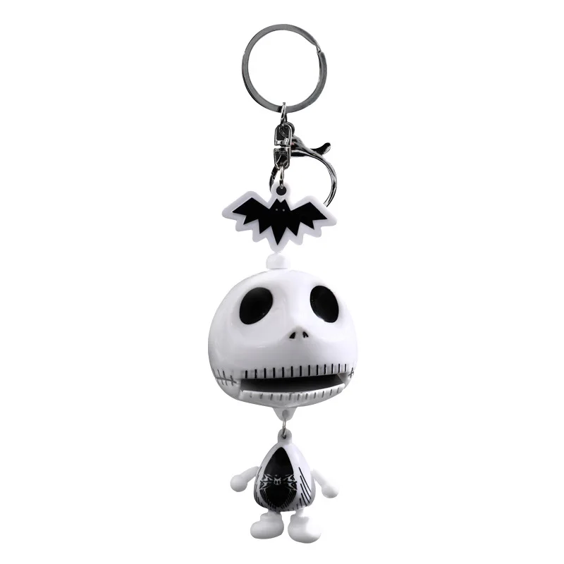 

Novelty Funny Simulation Skeleton Pull String Toys Creative Stress Relief Skeleton Keychain Pendant Halloween Gifts