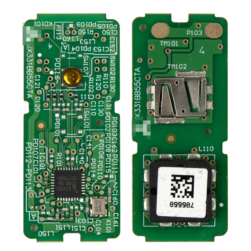 Okey Remote Motorcycle Key For Yamaha AEROX JAUNS QBIX XMAX NVX 315 433MHZ ID49 Model SKEA71-03 Original Card