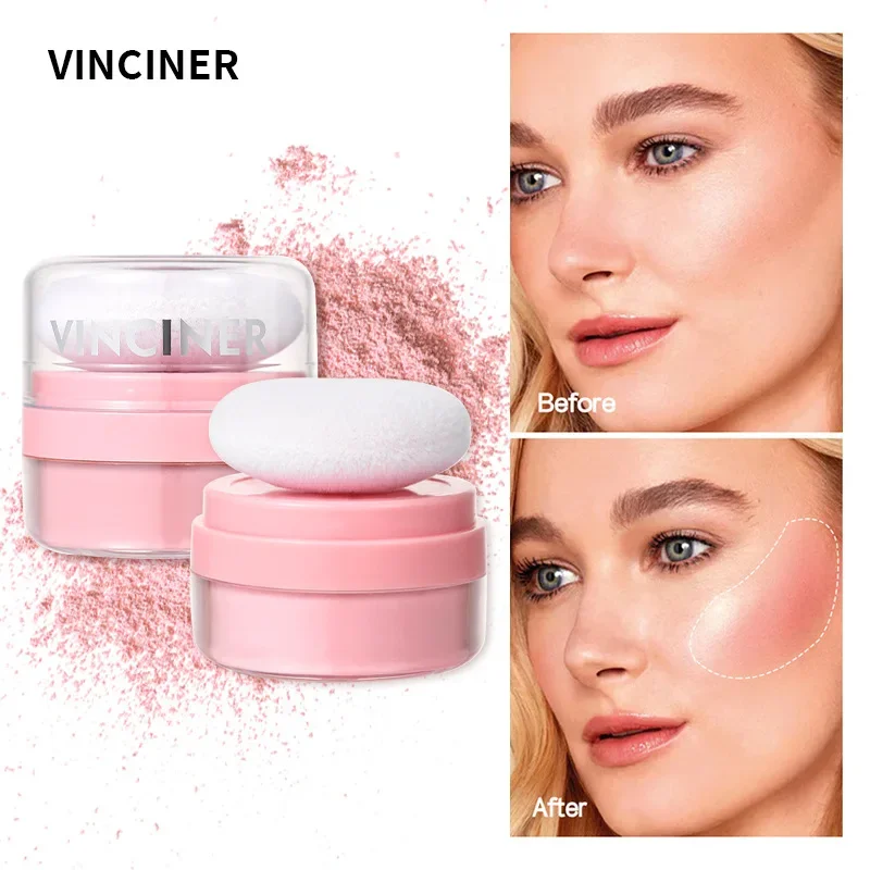 

VINCINER New 6 Color Blush Powder Natural Color Easy To Apply Sweatproof Long Lasting Professional Blush Popular Cosmetics