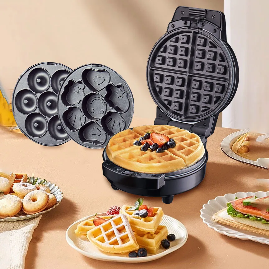 600w-3-in-1-detachable-waffle-machine-portable-doughnut-maker-breakfast-sandwich-machine-cartoon-cake-machine-child-snack-maker