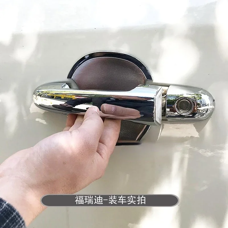 

For Kia Forte 2009-2016 High-quality ABS Chrome Car Outer Door Handle Cover Door Bowl Protection Covers Sticker Car Styling