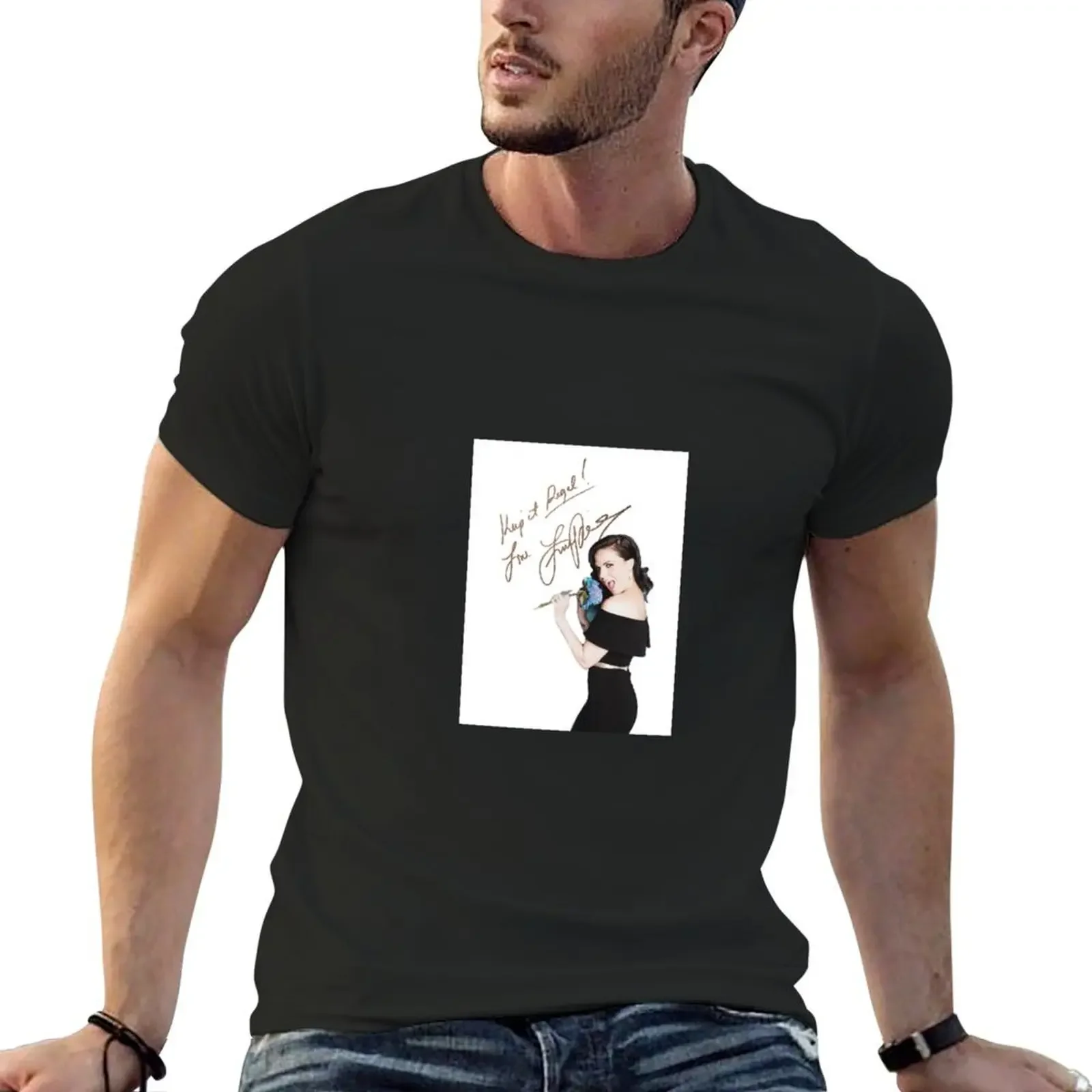 Lana Parrilla Autograph T-Shirt tops oversized oversized graphic tee luxury clothes men