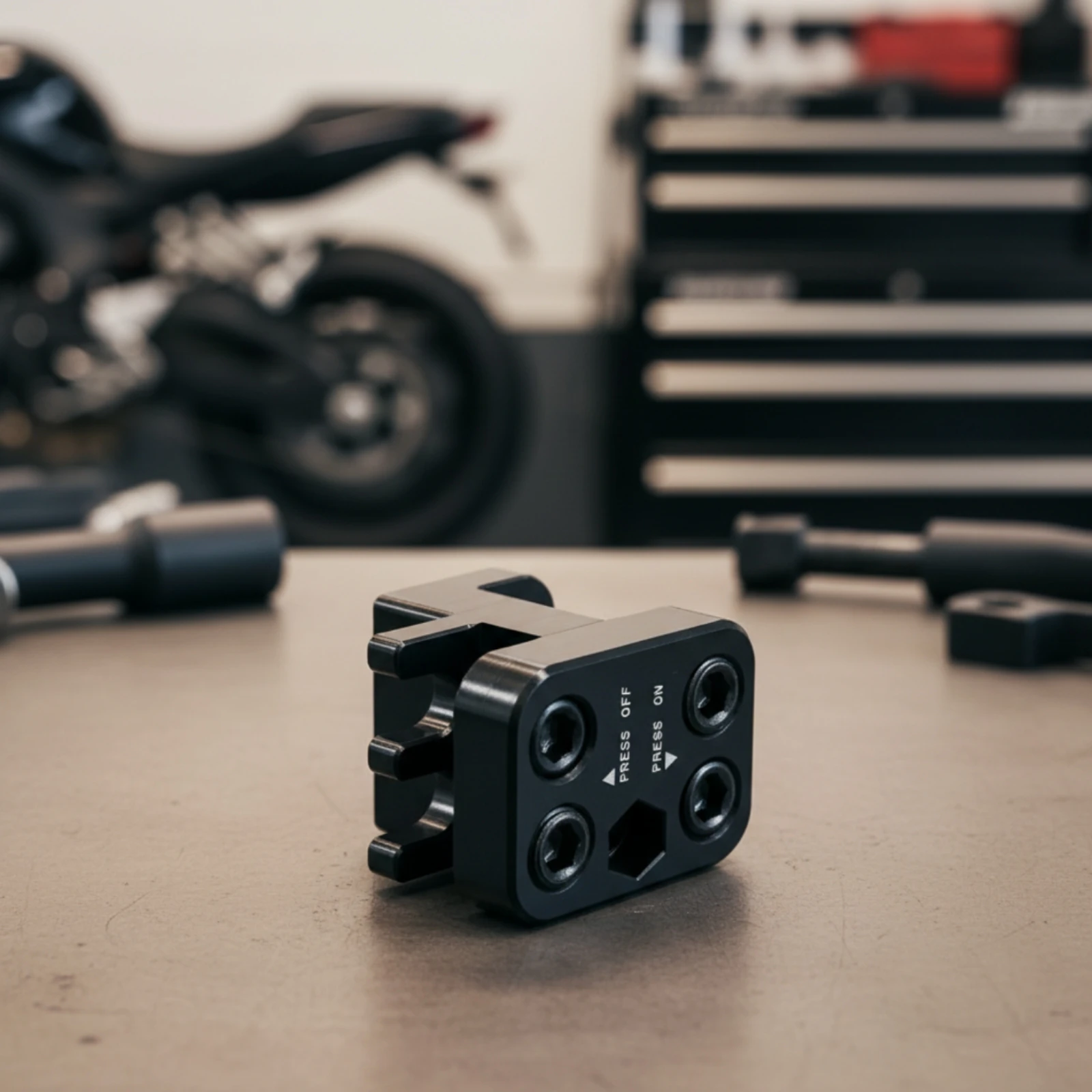 Chain Press Tool Compact Chain Press Machined Threaded for Motorcycle Mechanics, Workshop