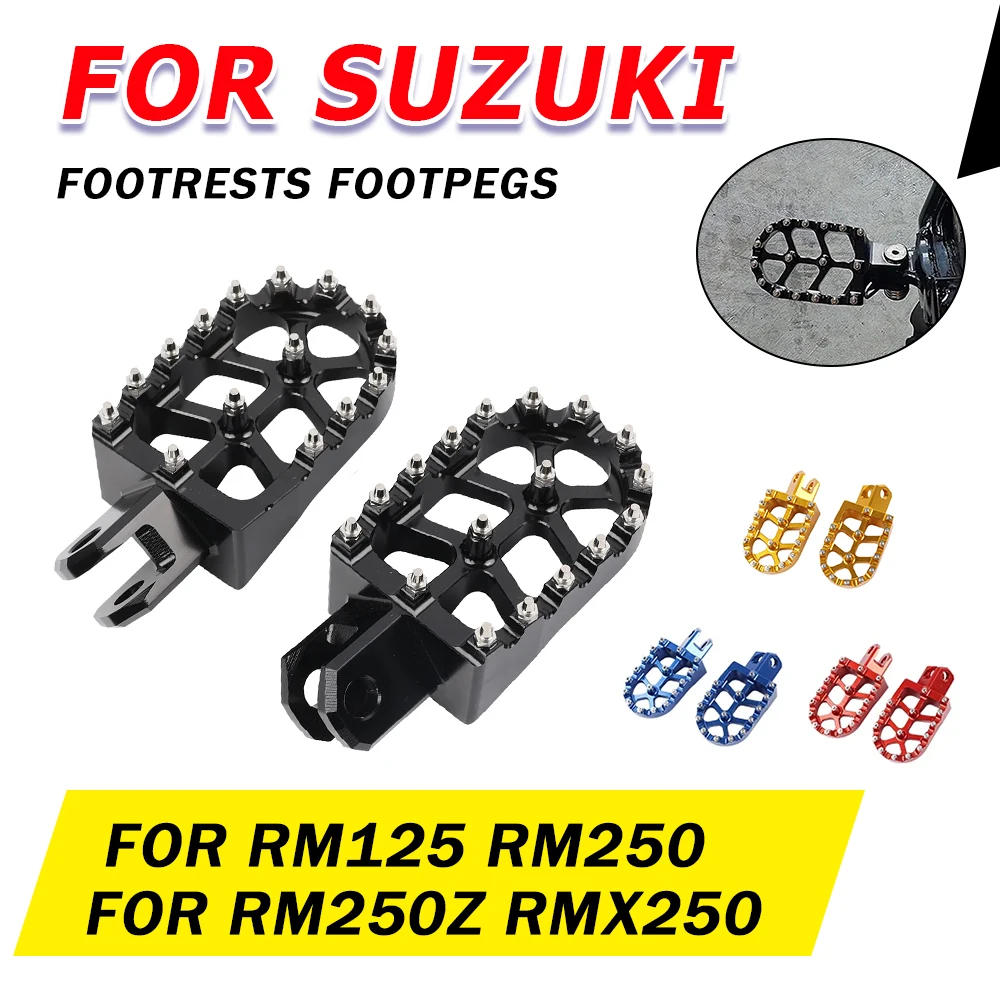 Foot Peg Footrest For SUZUKI RM125 RM250 RM 125 RM 250 Z 250Z RMX 250 RM250Z RMX250 Motocycle Accessories Footpeg Foot Rest Peg