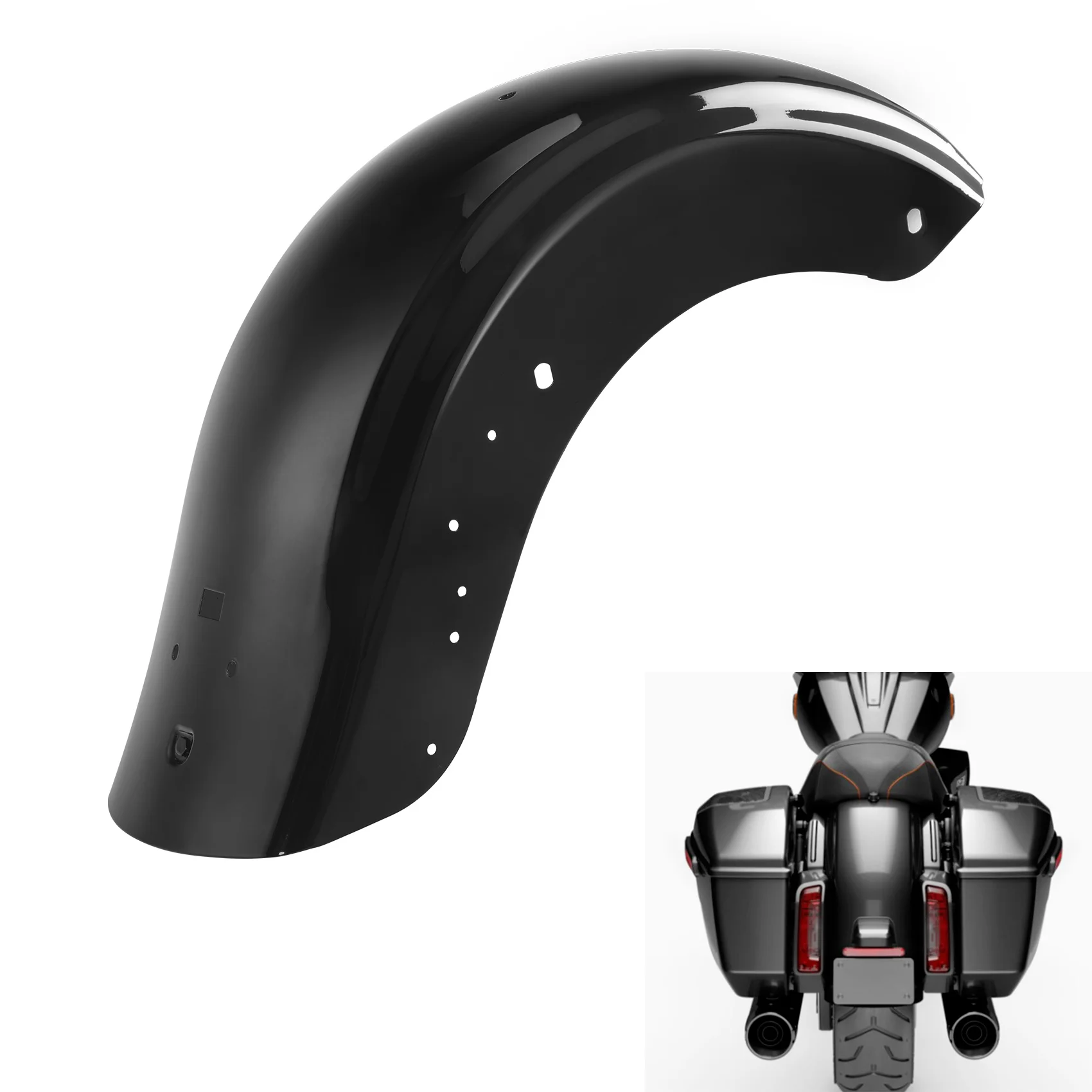 Rear Fender For Harley Touring CVO Street Glide FLHXSE 2023-2026 Road Glide 2024-2026 Street Glide 2024-2026 Motorcycle