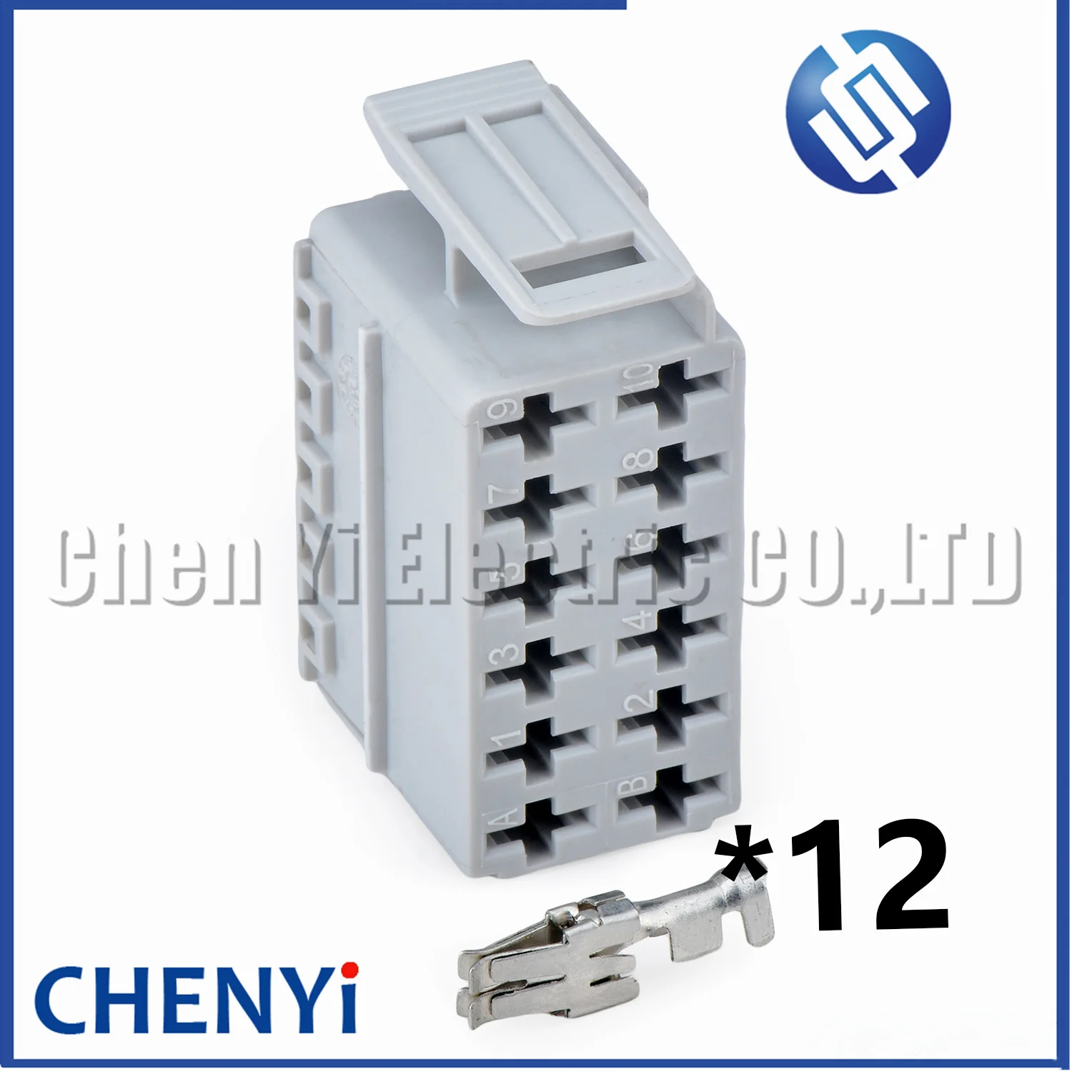 12 Pin Automotive connector Instrument panel rocker switch plug 589.790 589790 For GENLYON C100 C500 GENERATION