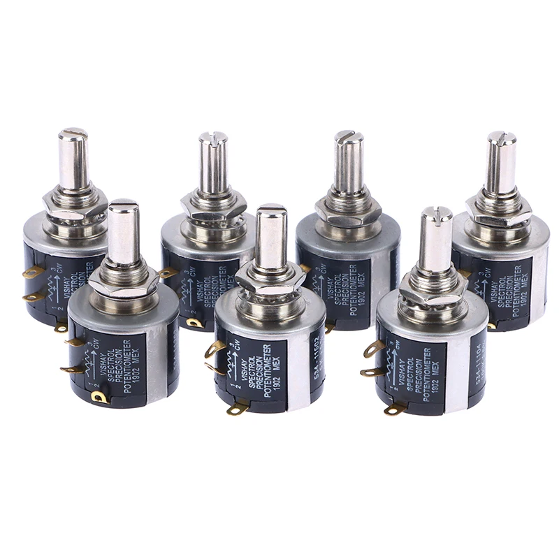 1PC 534-1-1 Spectorl Precision Coil Wire Wound Potentiometer 534 2w 100R 200R 500R 1K 2K 5K 10K 20K 50K 100k