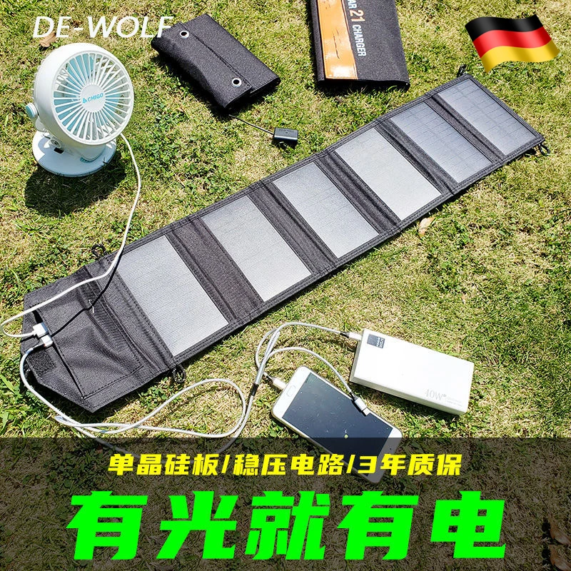 Portable monocrystalline silicon solar panel