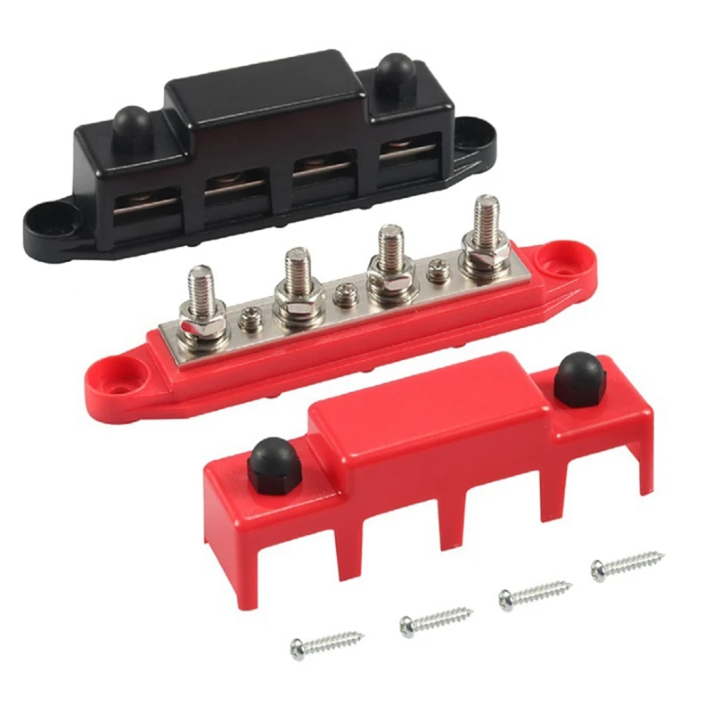 4 Way Busbar High-Current Terminal Stud Multi-Function RV Conversion Accessories Car Accessories RV Supplies