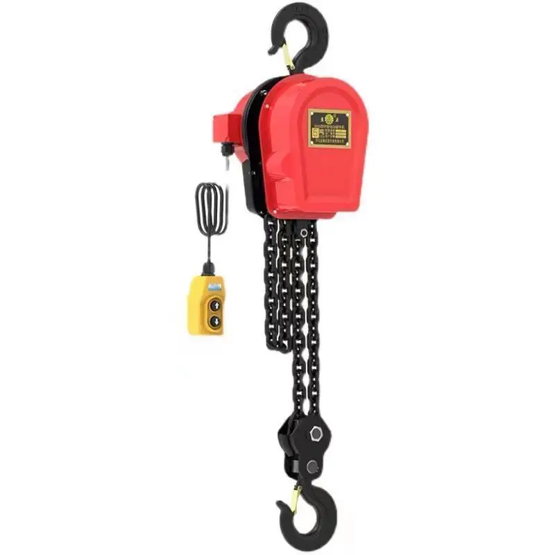 

220V/380v ring chain electric hoist 1，2 ，3 ，5， 10 tons hoist household reversing chain electric hoist