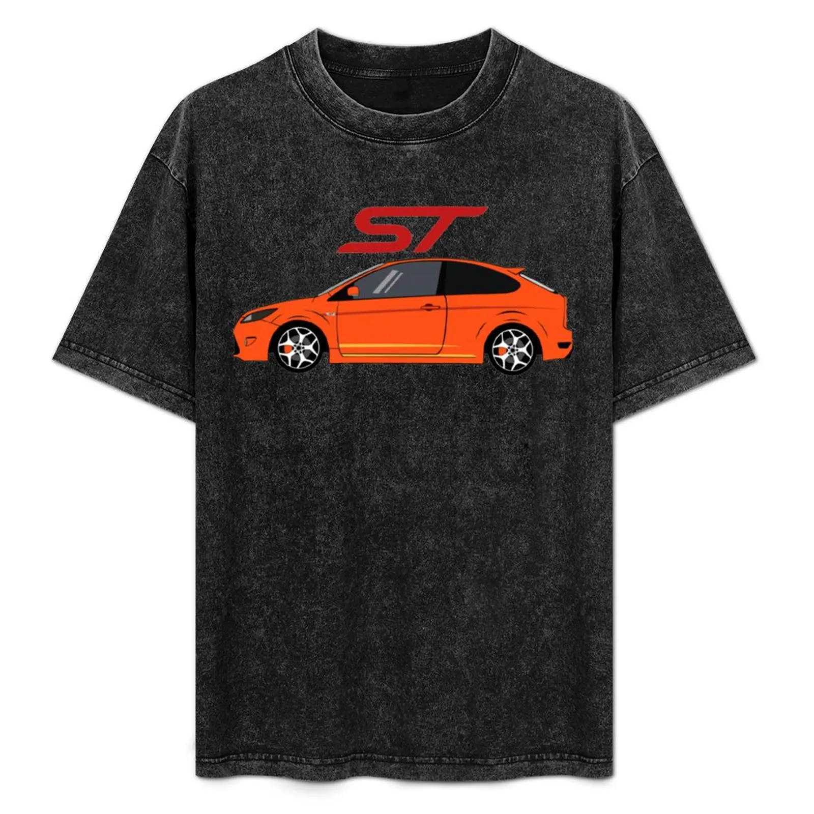 Focus mk2 st orange T-Shirt Casual Loose Short Sleeve Tee for Men