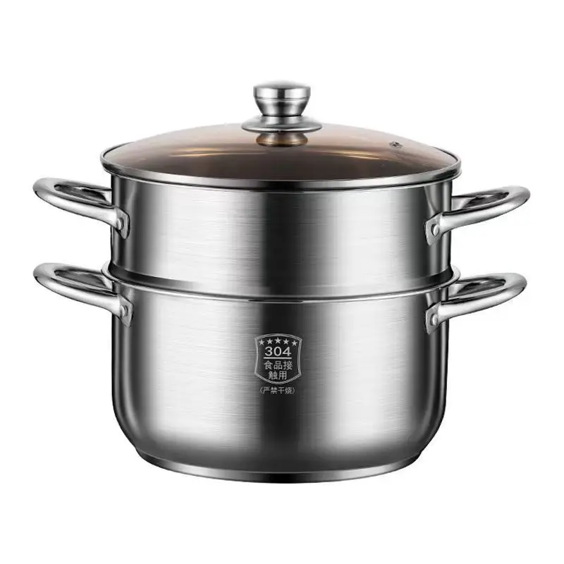 

Soup pot, household large capacity soup steamer, kitchen stew soup, commonly used steaming pot